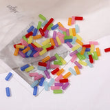 Transparent Small Tube Beads DIY Jewelry Accessories