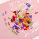 Transparent Small Tube Beads DIY Jewelry Accessories