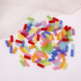 Transparent Small Tube Beads DIY Jewelry Accessories