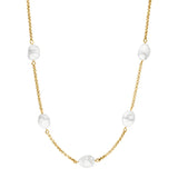 MALAHI Fresh Water Pearl Choker Necklace Beach Jewelry Gift