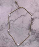 MALAHI Fresh Water Pearl Choker Necklace Beach Jewelry Gift
