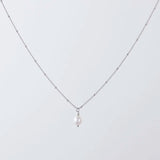 Baroque Pearl Pendant Bead Chain Necklace for Women