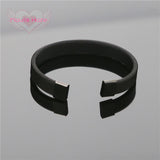 Mavis Hare Cuff Open Stainless Steel Bracelet & Bangle Set