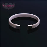 Mavis Hare Cuff Open Stainless Steel Bracelet & Bangle Set