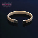 Mavis Hare Cuff Open Stainless Steel Bracelet & Bangle Set