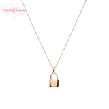 Mavis Hare Padlock Necklace Stainless Steel 1.5cm Lock Pendant