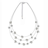 Multilayer Collar Choker Chain Pendants Maxi Necklace for Women