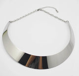 Punk Style Statement Necklace Summer Style Silver Choker Torques