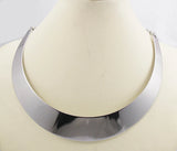 Punk Style Statement Necklace Summer Style Silver Choker Torques