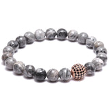 Mcllroy Stone Beads Bracelet with Zircon Inlay