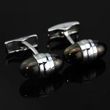 MeMolissa 3 Pairs French Hexagonal Cufflinks Mens Shirt Cuff Buttons