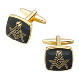 MeMolissa Masonic Square Cufflinks Personality Men's Shirt Gemelos