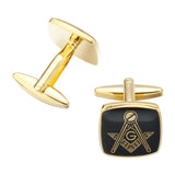 MeMolissa Masonic Square Cufflinks Personality Men's Shirt Gemelos