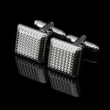Frosted Square Classical Cufflinks Wedding Men's Jewelry