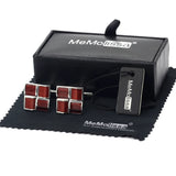 Frosted Square Classical Cufflinks Wedding Men's Jewelry