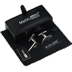 MeMolissa Cufflinks Shirt Cufflinks for mens Cuff link Wedding Button High