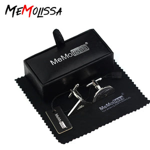 MeMolissa Cufflinks Shirt Cufflinks for mens Cuff link Wedding Button High