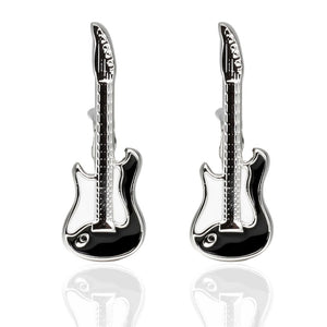 MeMolissa Guitar Cufflinks Music Instruments Men's Gift