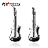 MeMolissa Guitar Cufflinks Music Instruments Men's Gift