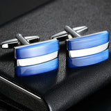 MeMolissa Geometric Cufflinks French Button Formal Dress Wedding