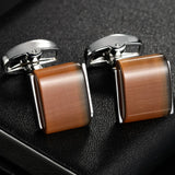 MeMolissa Geometric Cufflinks French Button Formal Dress Wedding