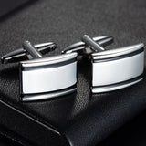 MeMolissa Geometric Cufflinks French Button Formal Dress Wedding