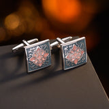 Men's Square Copper Cufflinks - Father's Day Gift