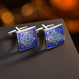 Men's Square Copper Cufflinks - Father's Day Gift