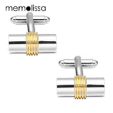 Men's Round Cross Cufflinks for Wedding