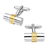 Men's Round Cross Cufflinks for Wedding