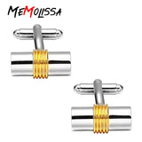 Men's Round Cross Cufflinks for Wedding