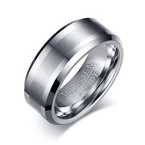 8MM Tungsten Carbide Men's Wedding Band Ring