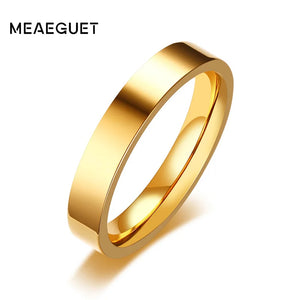 4mm Stainless Steel Wedding Bands Engagement Rings Men Women
