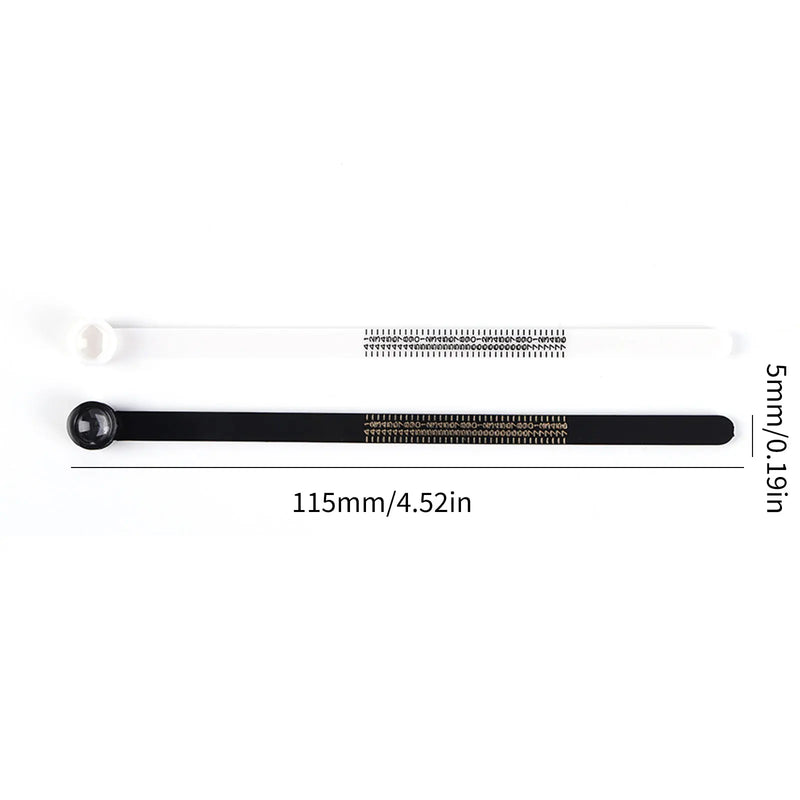 Ring Sizer US Europe Tape Ruler Jewelry Finger Measure Gauge Tool