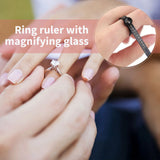 Ring Sizer US Europe Tape Ruler Jewelry Finger Measure Gauge Tool