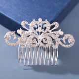 Mecresh Silver Rhinestone Bridal Hair Comb - Wedding Accessorie