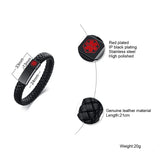 Engravable DIABETES ALLERGY SOS Medical Bracelet