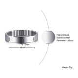 Adjustable Medical ID Bracelet Personalized Stainless Steel Message
