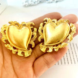 Medieval Love Ear Clip, Exaggerated Texture