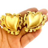 Medieval Love Ear Clip, Exaggerated Texture