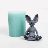 Silicone Meditation Shape Mold for Resin and Gypsum