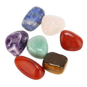 Chakra Stones Set for Meditation and Decoration