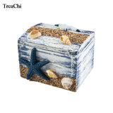 Mediterranean Style Jewelry Storage Box Wooden Desktop Classic Box
