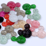 200Pcs 20x23mm Flatback Resin Head Rhinestone Beads DIY Decorations