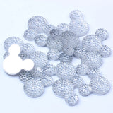 200Pcs 20x23mm Flatback Resin Head Rhinestone Beads DIY Decorations