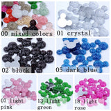 200Pcs 20x23mm Flatback Resin Head Rhinestone Beads DIY Decorations
