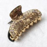 Medium Faux Shell Hair Claws Clips Crab Rhinestone Headband