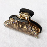 Medium Faux Shell Hair Claws Clips Crab Rhinestone Headband