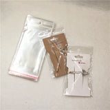Medium Size Regular Hairpin Card With Love Red Heart Opp Bags Set