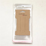 Medium Size Regular Hairpin Card With Love Red Heart Opp Bags Set